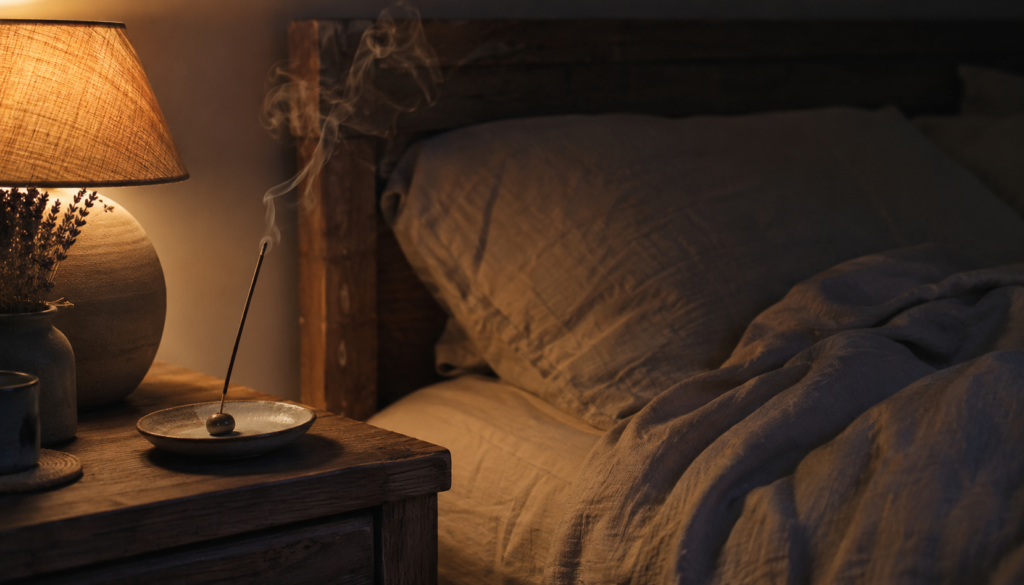 寝室では短時間だけ香らせると心地よい