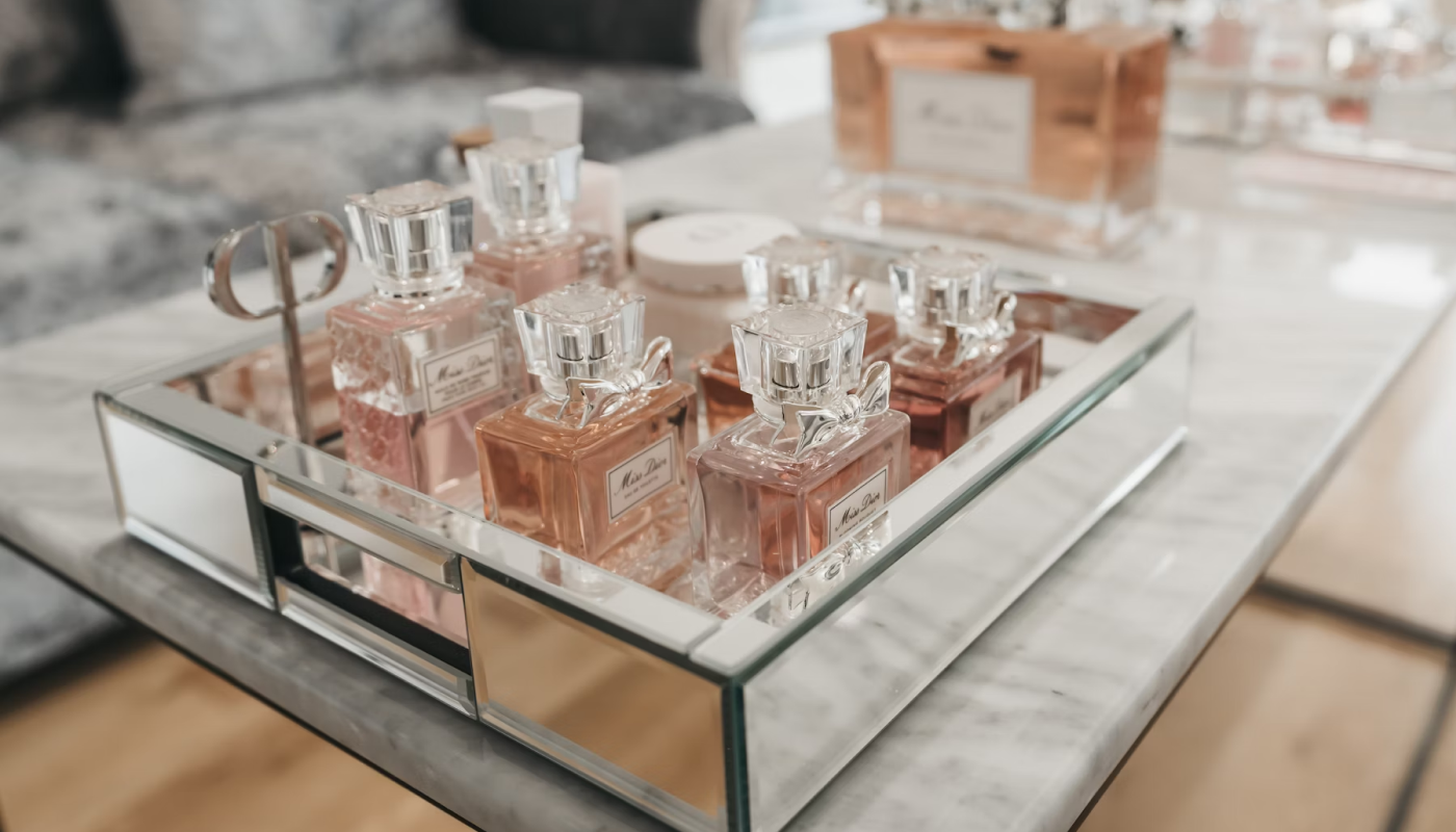 香水、ボディジェル、ハンドクリームとライン使いする