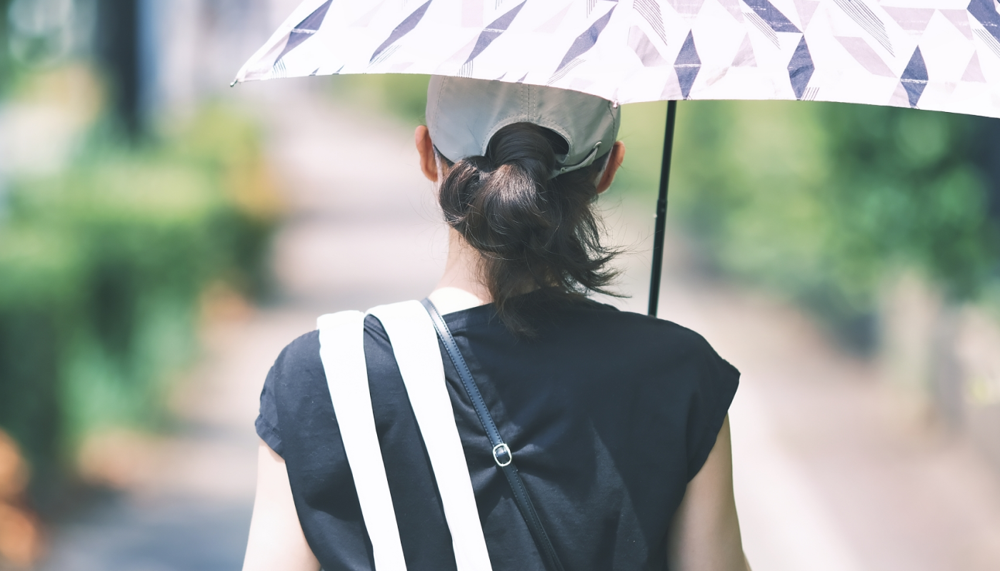 忘れがちな首周りをしっかりUVケアしましょう♡