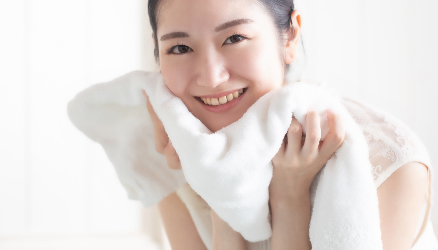 化粧水を使う前にしっかり洗顔をする