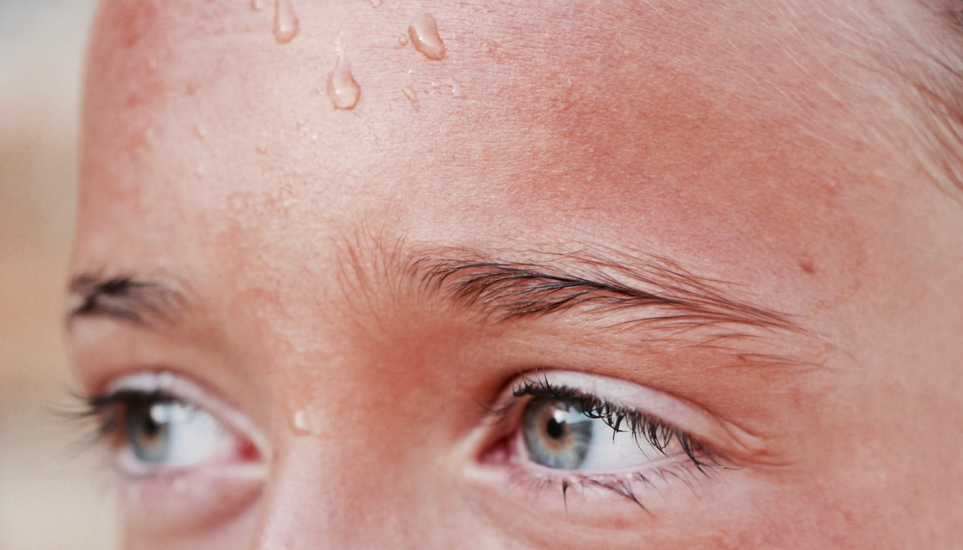 ①汗や皮脂の過剰分泌