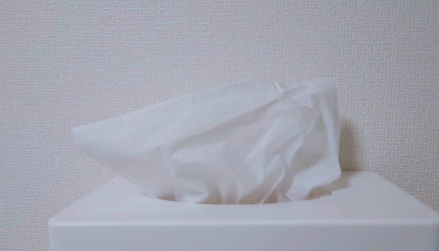 軽くティッシュオフをしてから塗る