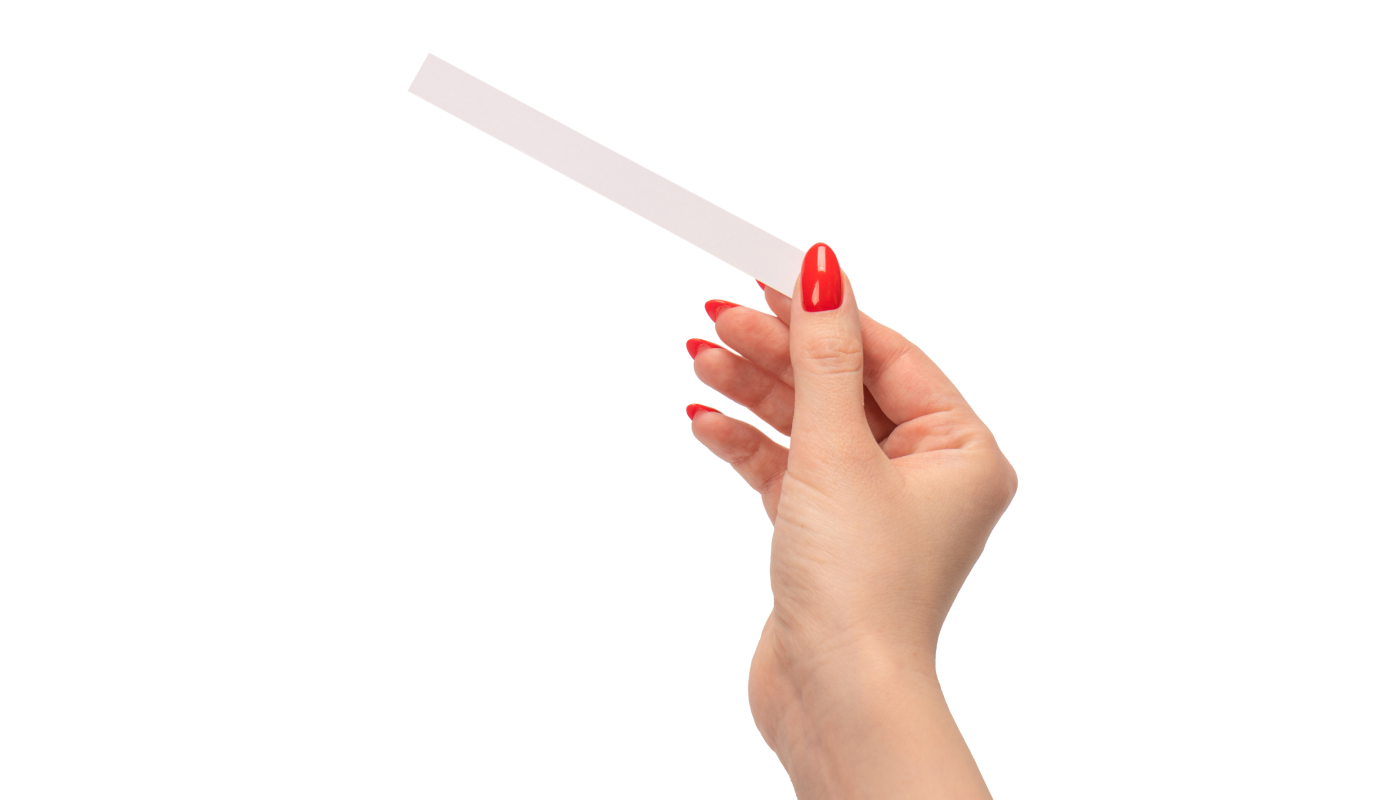 ムエットの使い方②2~3回ぱたぱたと振り30秒ほど待つ