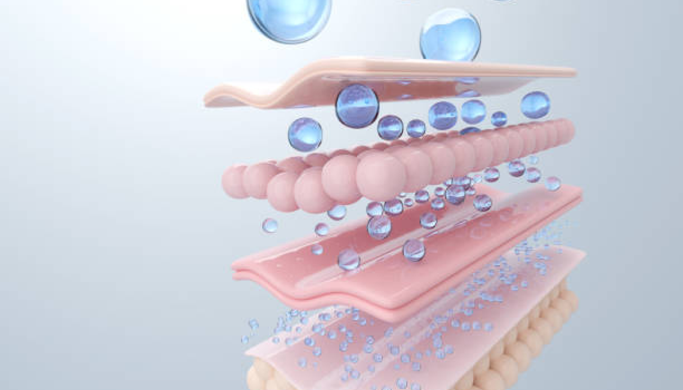 水分量が少なく皮脂量も少ない