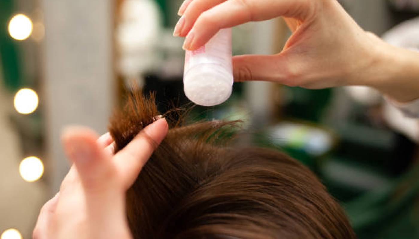 ➁ベビーパウダーをヘアケアとして使う