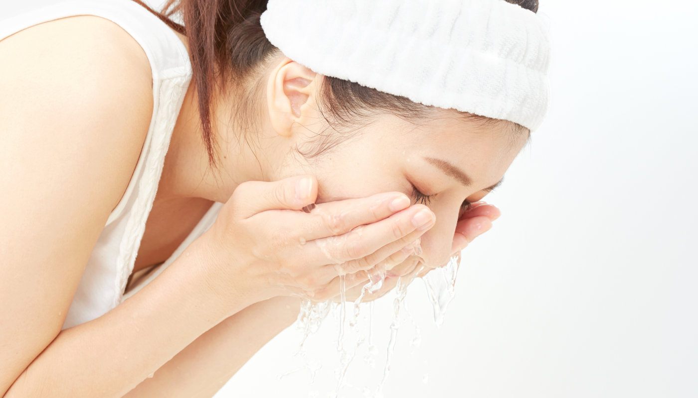 STEP4.ぬるま湯を使ってさらになじませる