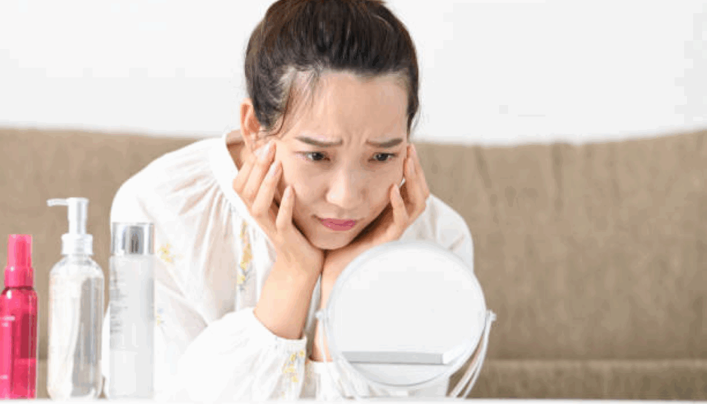 メイクが崩れやすい