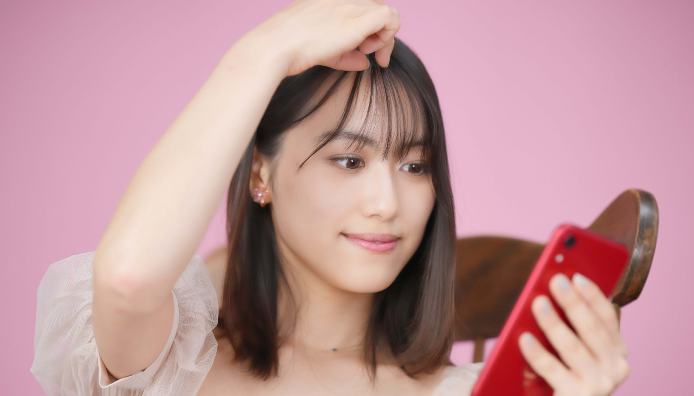 前髪にはつけすぎない