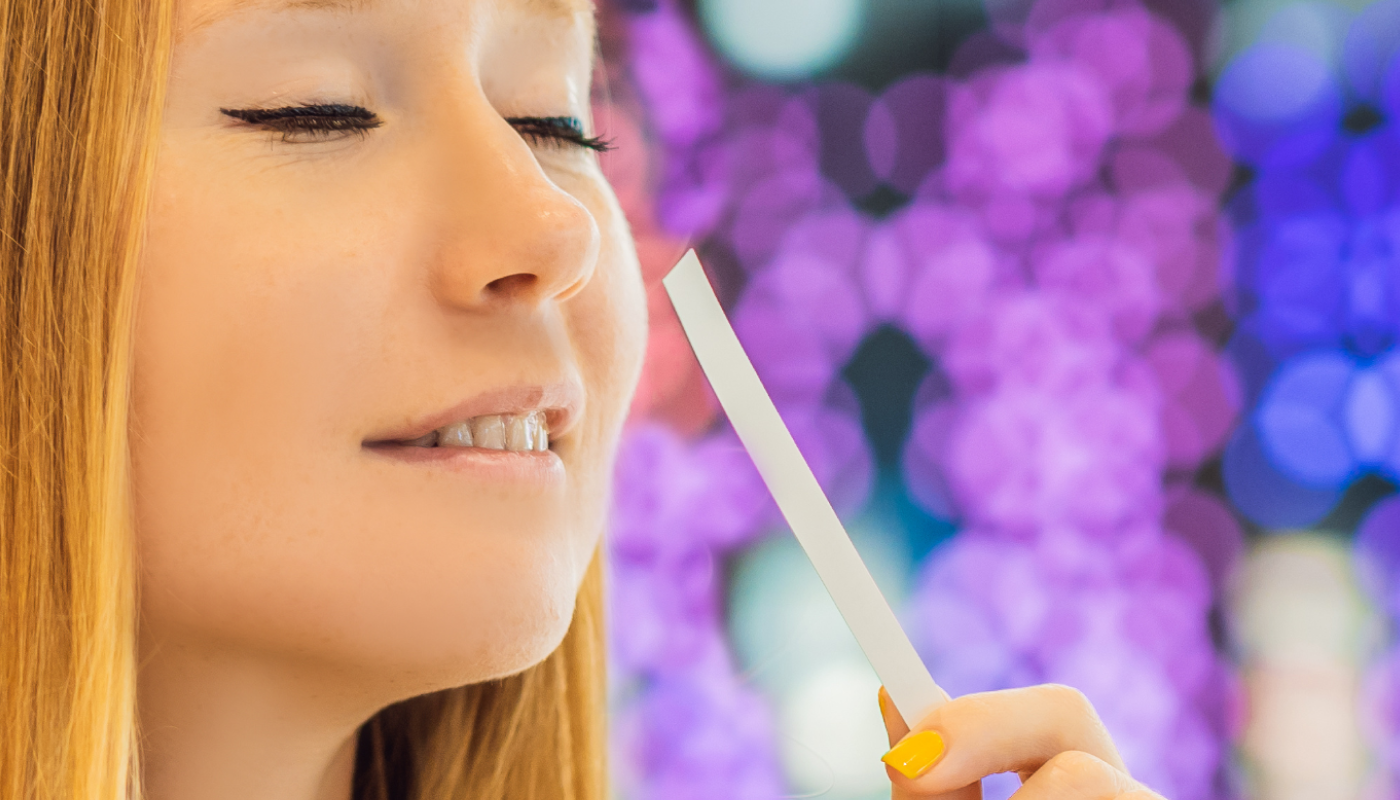 なるべく一回で香りを判断する