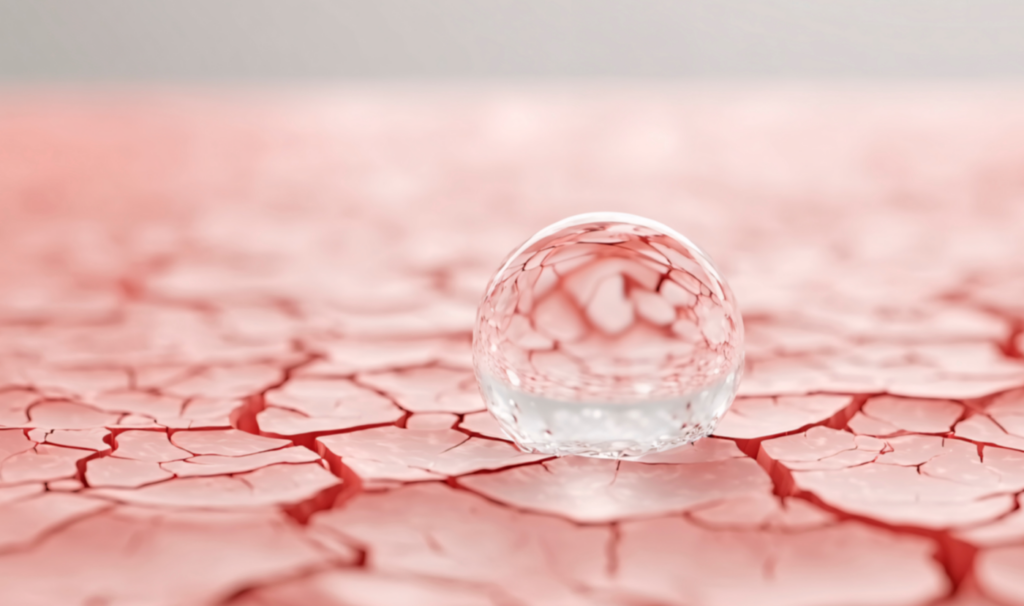 乾燥もベタつきもない使いやすいテクスチャー